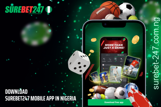 Download the Surebet247 mobile app in Nigeria for secure sports betting and casino gaming