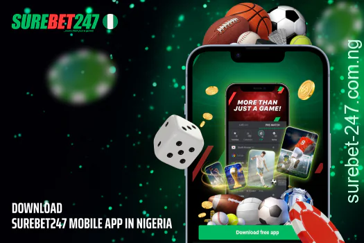 Download the Surebet247 mobile app in Nigeria for secure sports betting and casino gaming